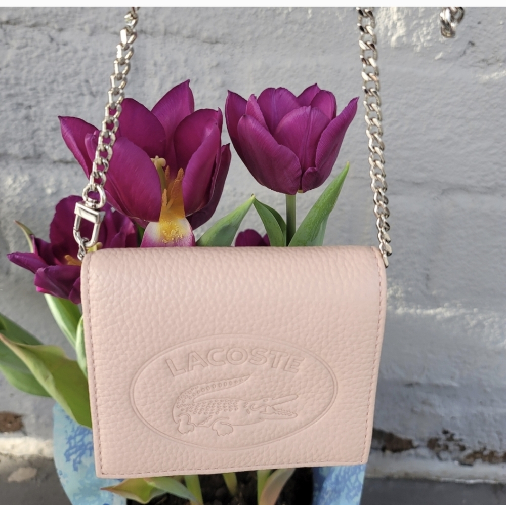 Lacoste wallet on a chain sale